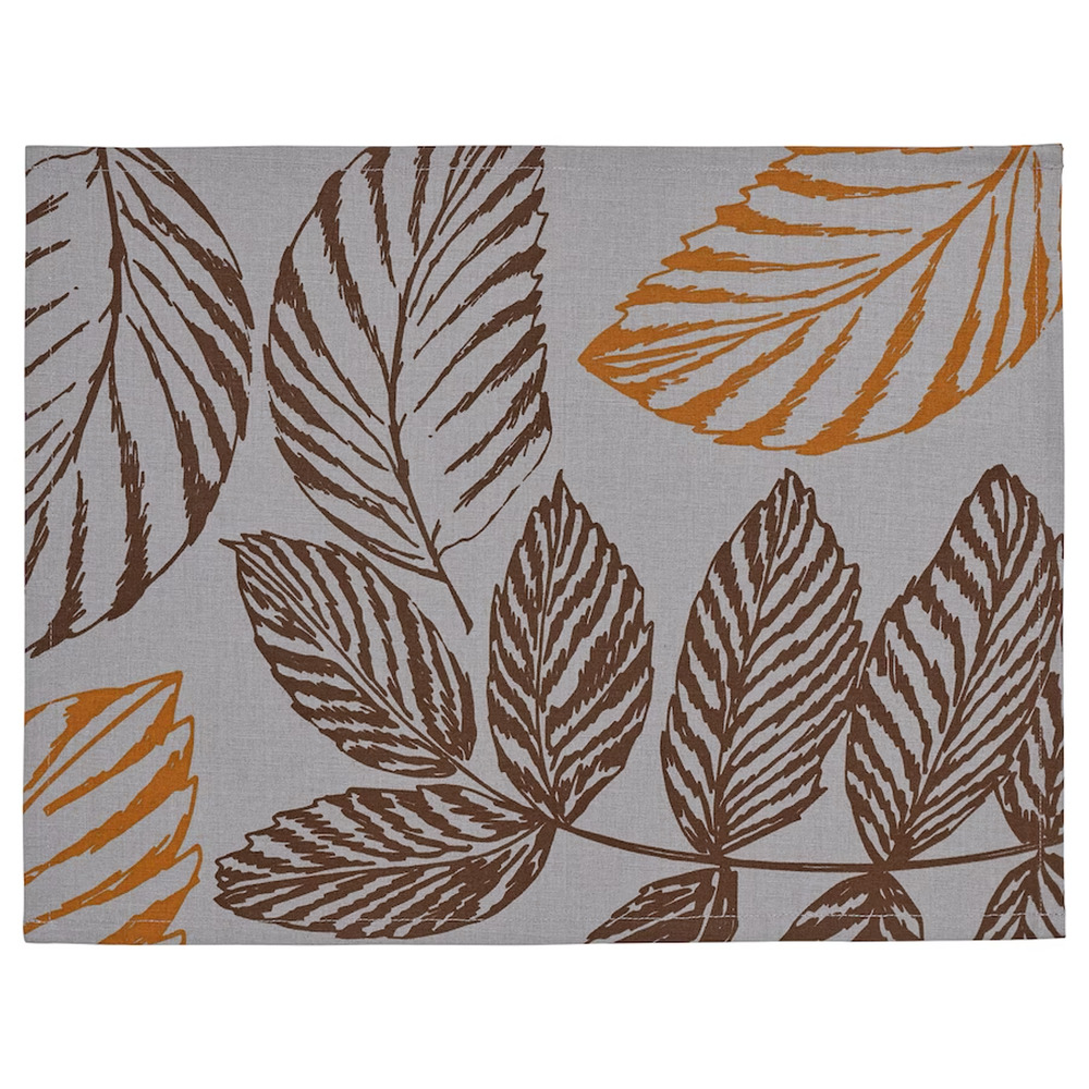 IKEA HÖSTKVÄLL Place mat, gray, 14x18 "